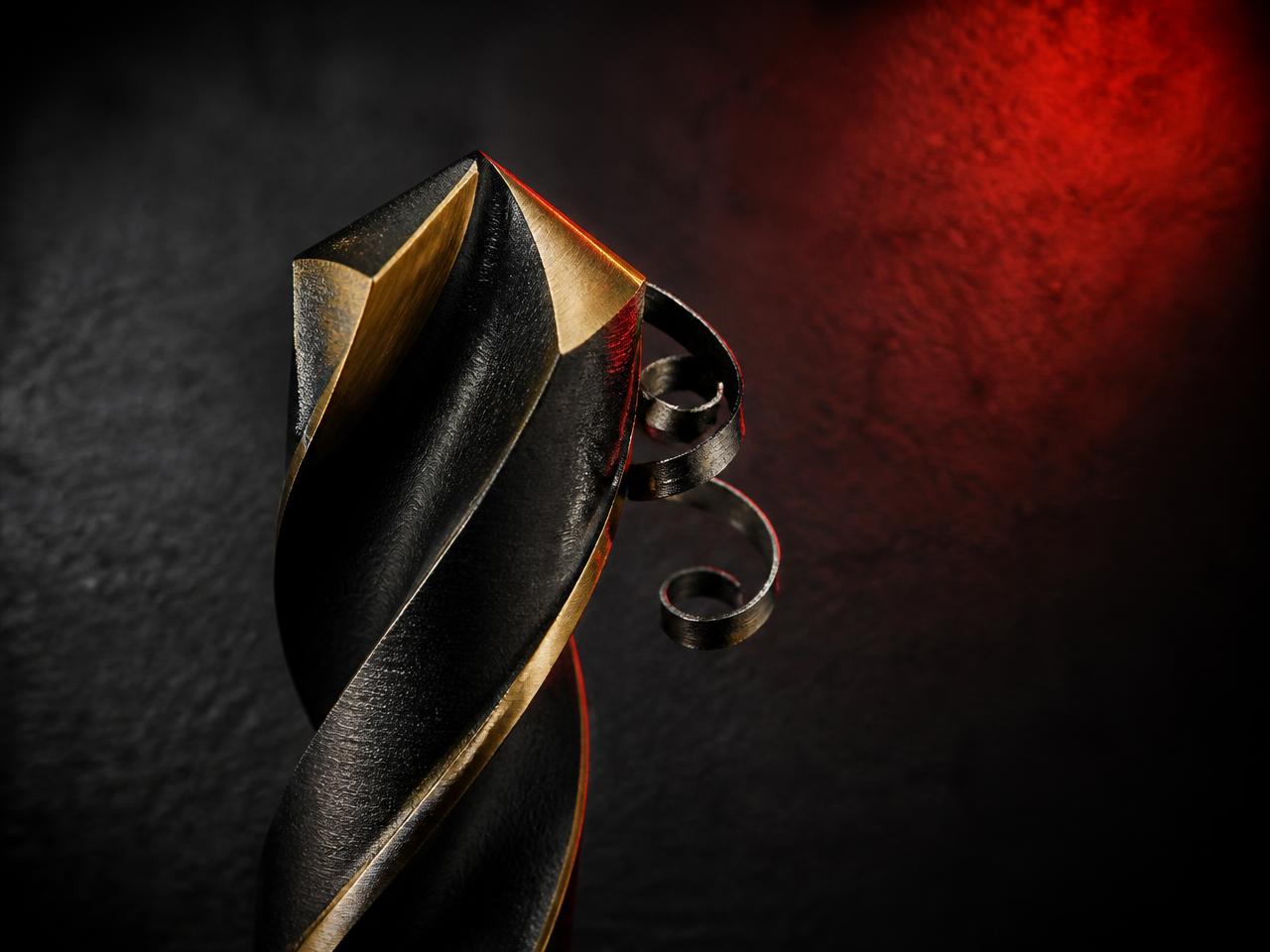 Close-up of a Bad Cat bullet drill bit tip